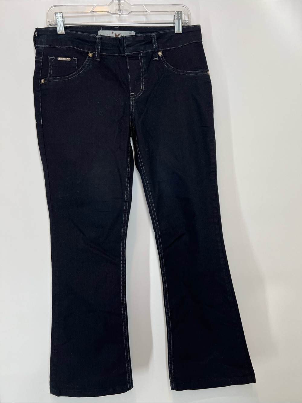 Beija-Flor Kelly‎ Pod Fit  Dark Wash Flare Jeans - Black